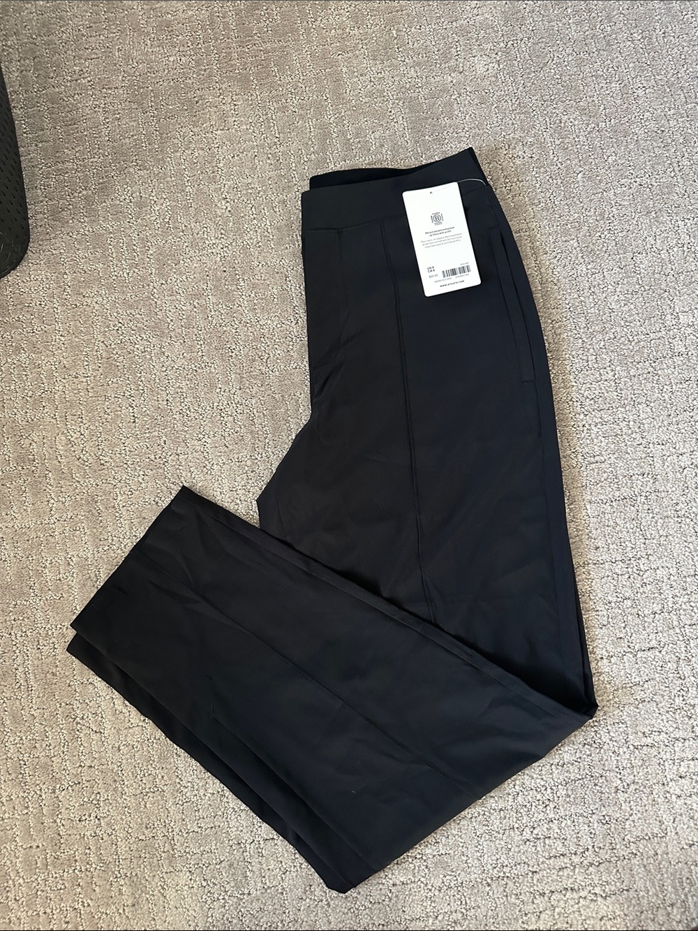 Athleta Black Trousers - Sleek Tailored Style